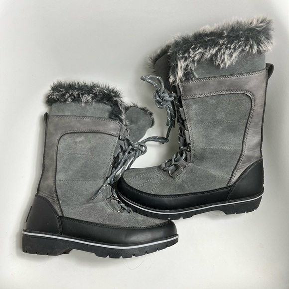 Champion Gray Winter Boots - Picture 1 of 13